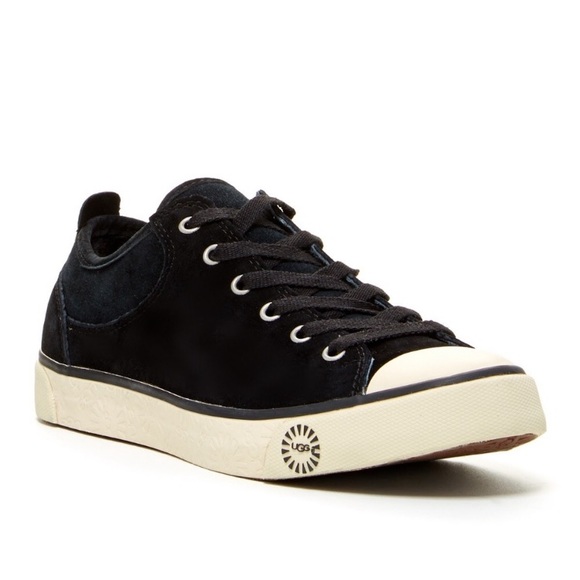 UGG Shoes - Ugg Evera Black Suede Sneaker Size 8